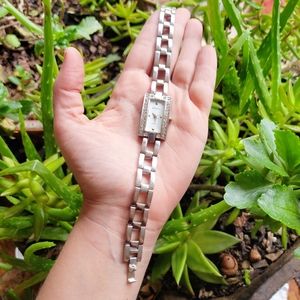 Classic Benucci Quartz Silver Rhinestone Watch